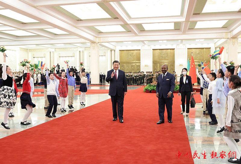 习近平同加蓬总统邦戈举行会谈